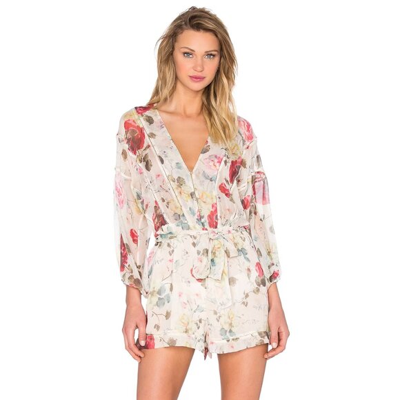 Zimmermann Mischief Ladder Playsuit Romper Size 0 XS b48E - Picture 2 of 8